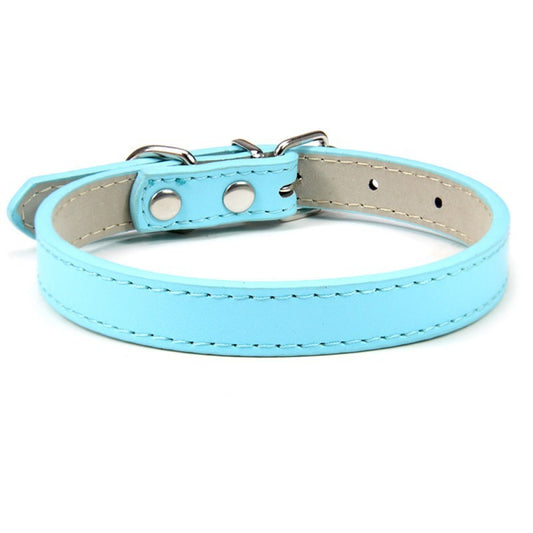 Cenvo leather collar - Mystic Blue