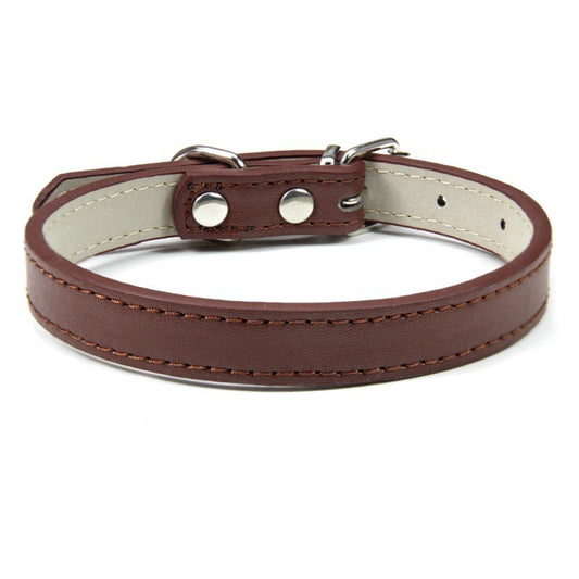 Cenvo leather collar - Cacao